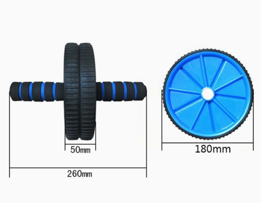 Thiết bị rèn luyện sức mạnh Bánh xe tập cơ bụng Con lăn cơ bắp Bộ phụ kiện tập thể dục