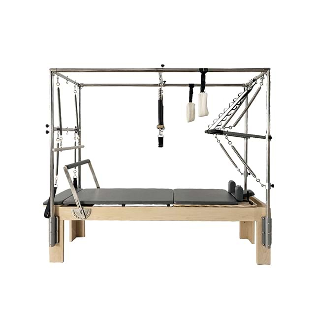 Cadillac gỗ với Reformer Pilates Reformer với Full Tower để tập luyện trong studio