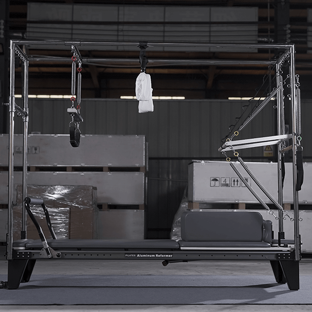 Bộ cải c&aacute;ch Pilates chất lượng cao với khu&ocirc;n dẫn hướng đầy đủ h&igrave;nh thang 